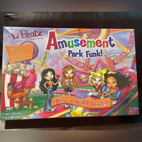 Bratz 2004 Lil Bratz Amusement Park Funk Board Game, Complete - Picture 2 of 7